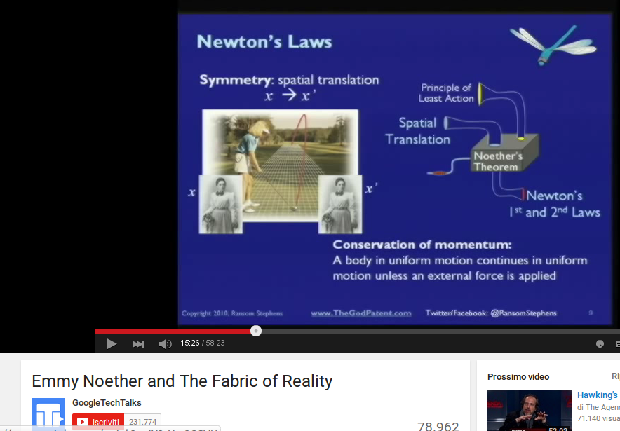 Emmy Noether and The Fabric of Reality 