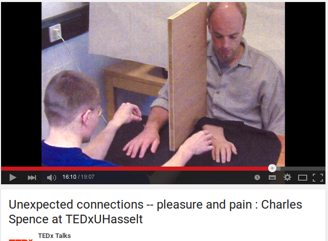 Unexpected connections -- pleasure and pain