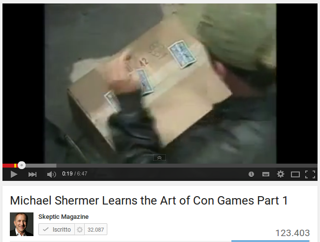 Michael Shermer Learns the Art of Con Games Part 1 