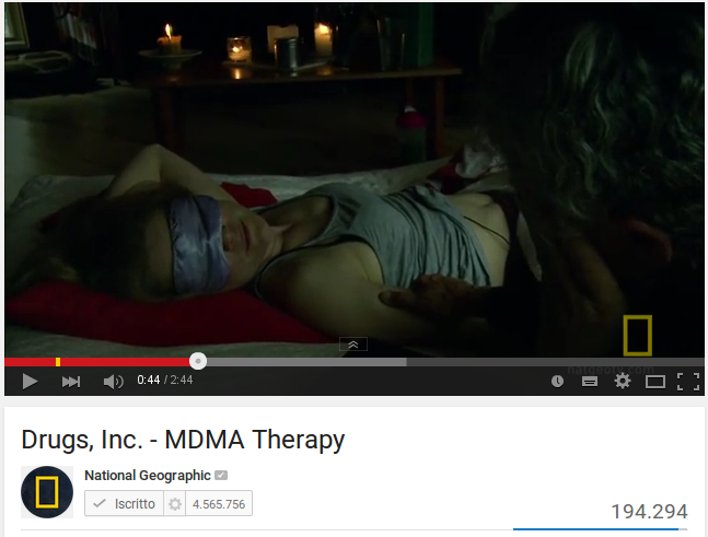 MDMA : Studio dei suoi possibili usi terapeutici