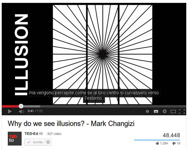 Perche' vediamo le illusioni ottiche?