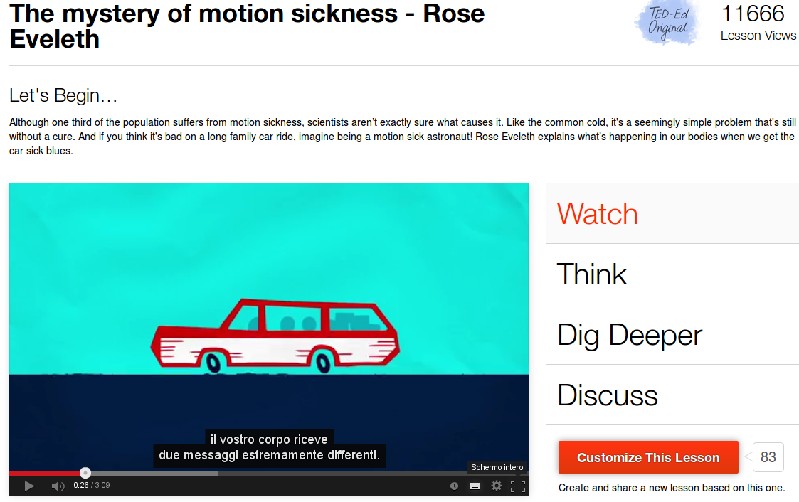 The mystery of motion sickness