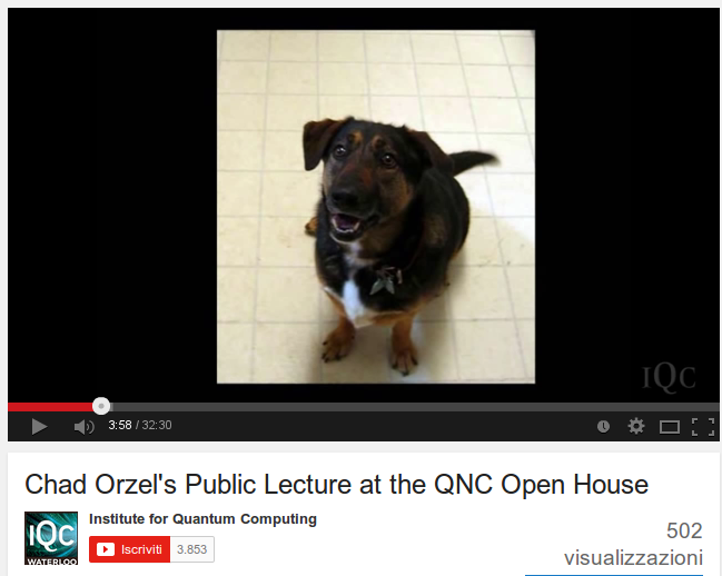Chad Orzel's Public Lecture at the QNC Open House 
