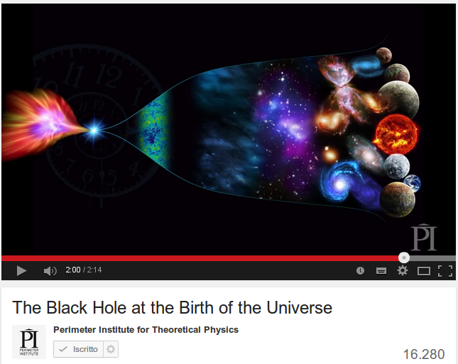 The Black Hole at the Birth of the Universe 